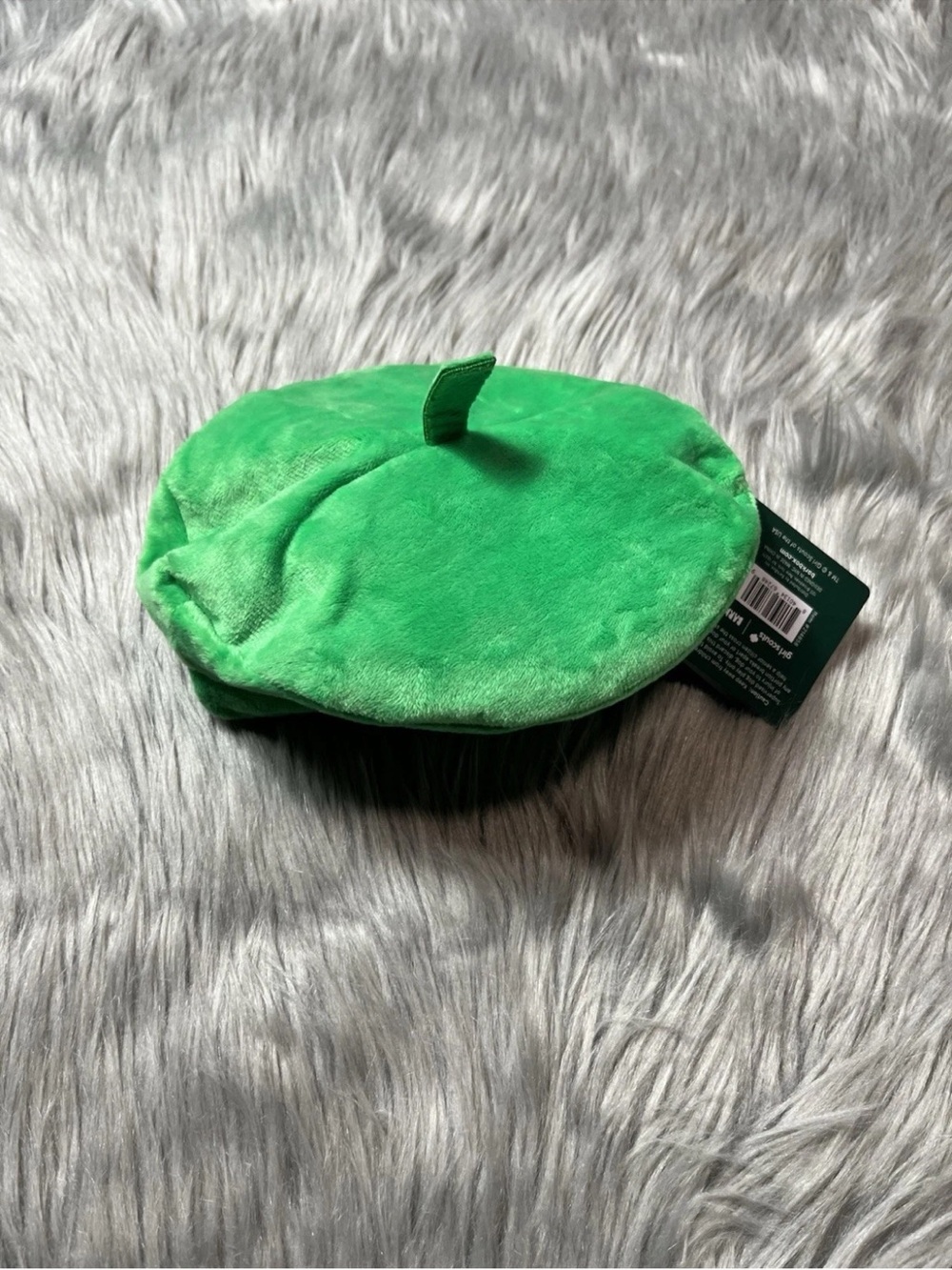 Bark Box Girl Scouts Green Pose And Play Beret Squeak Dog Toy